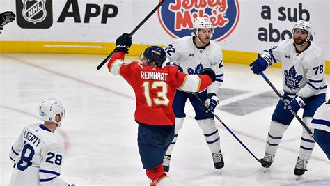 Panthers beat Maple Leafs in OT, take 3-0 series lead